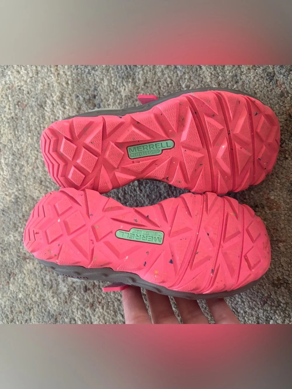 Merrell Select Grip Hydro Sport Hiking Sandals Outdoors Girls Size 10M preschool